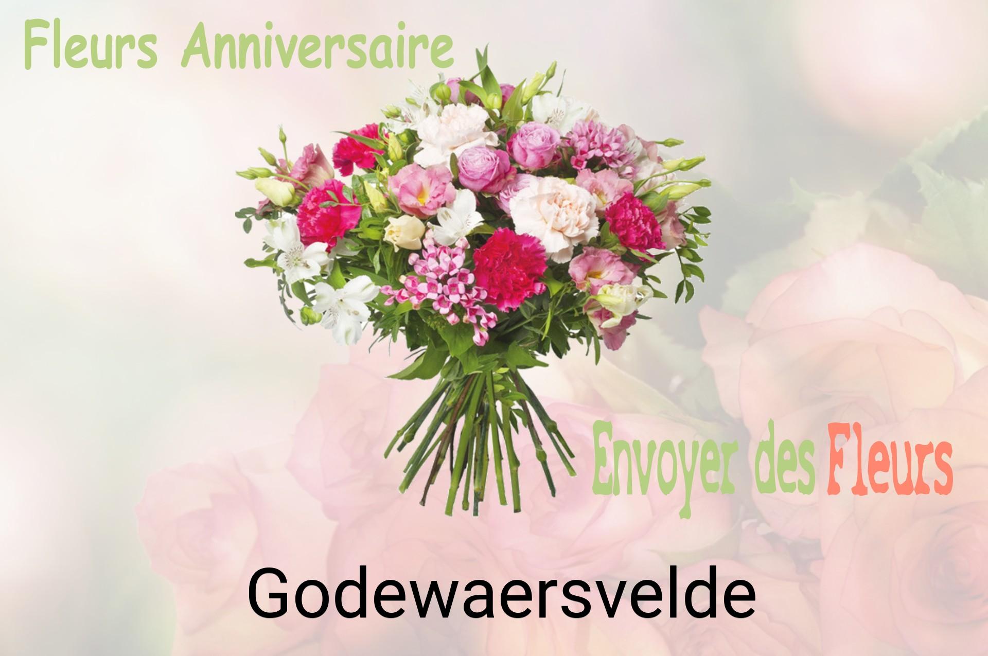 Bouquet de fleurs d’anniversaire livré à Godewaersvelde